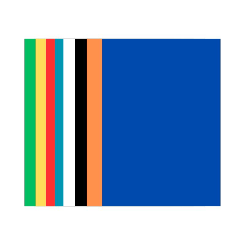 colorful magnetic rubber sheet