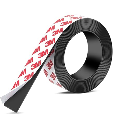 Flexible magnet with tape