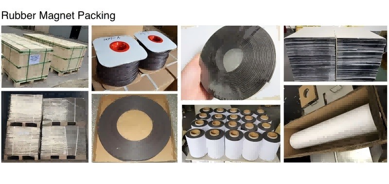Square Flexible Rubber Magnet Packaging