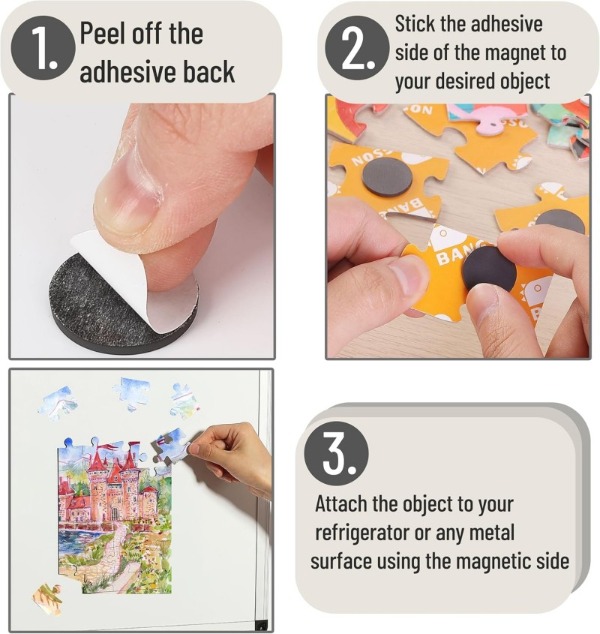 How to use magnetic dots?